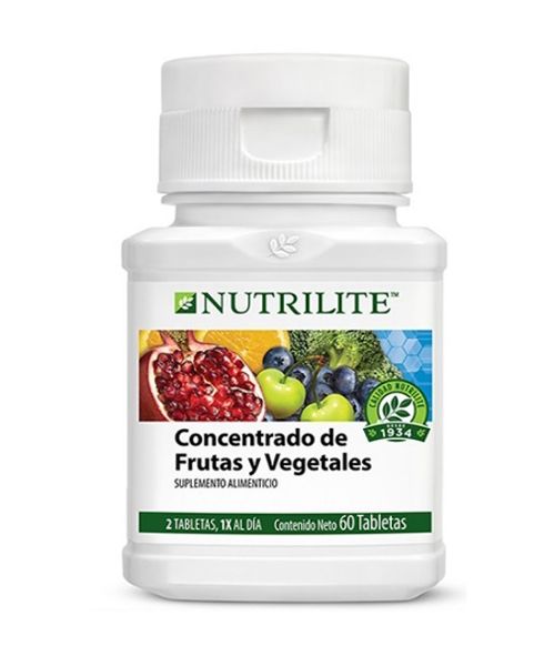 Concentrado de Frutas y Vegetales Nutrilite (60 Tabletas) 102992
