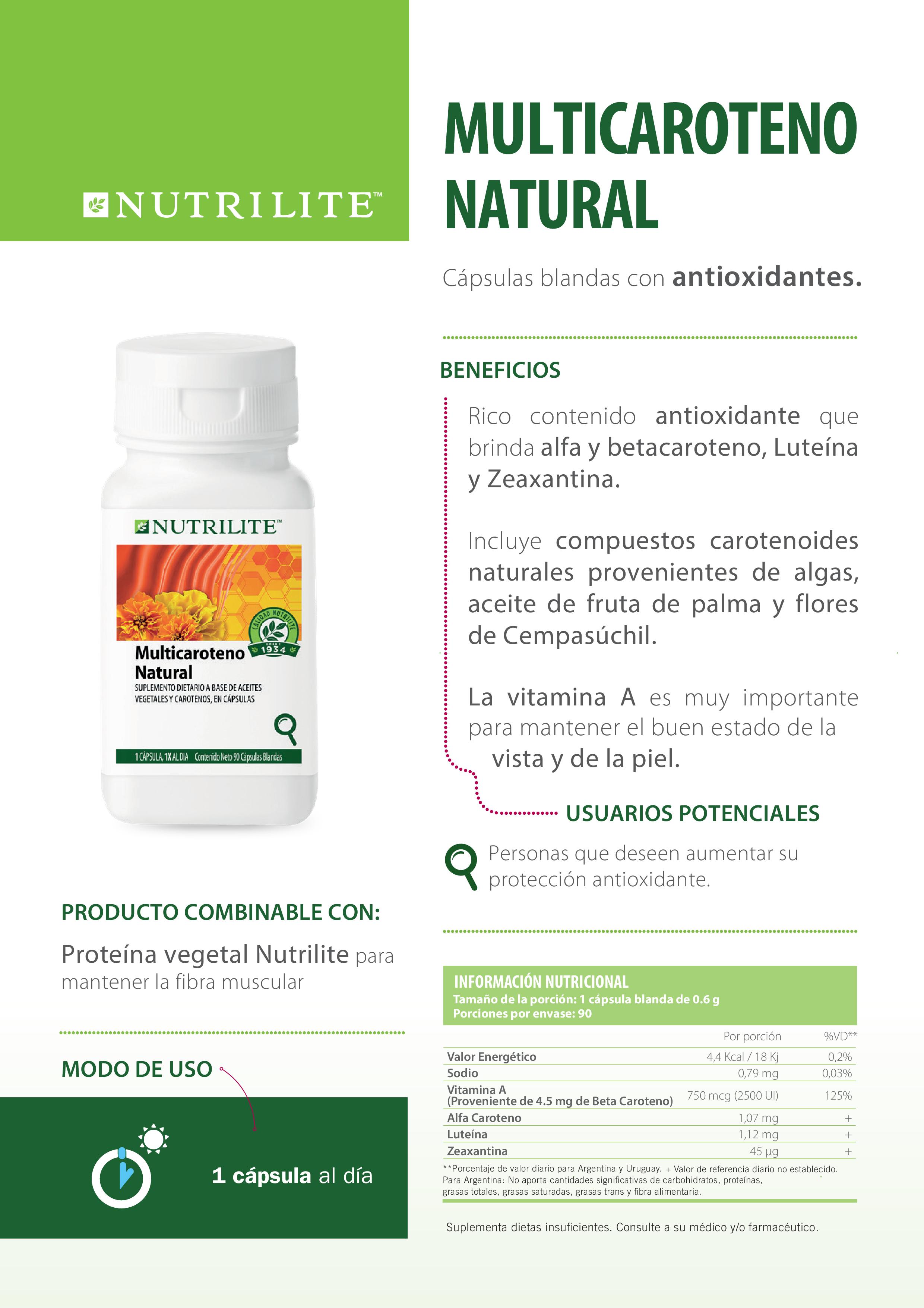 Multicaroteno natural Nutrilite
