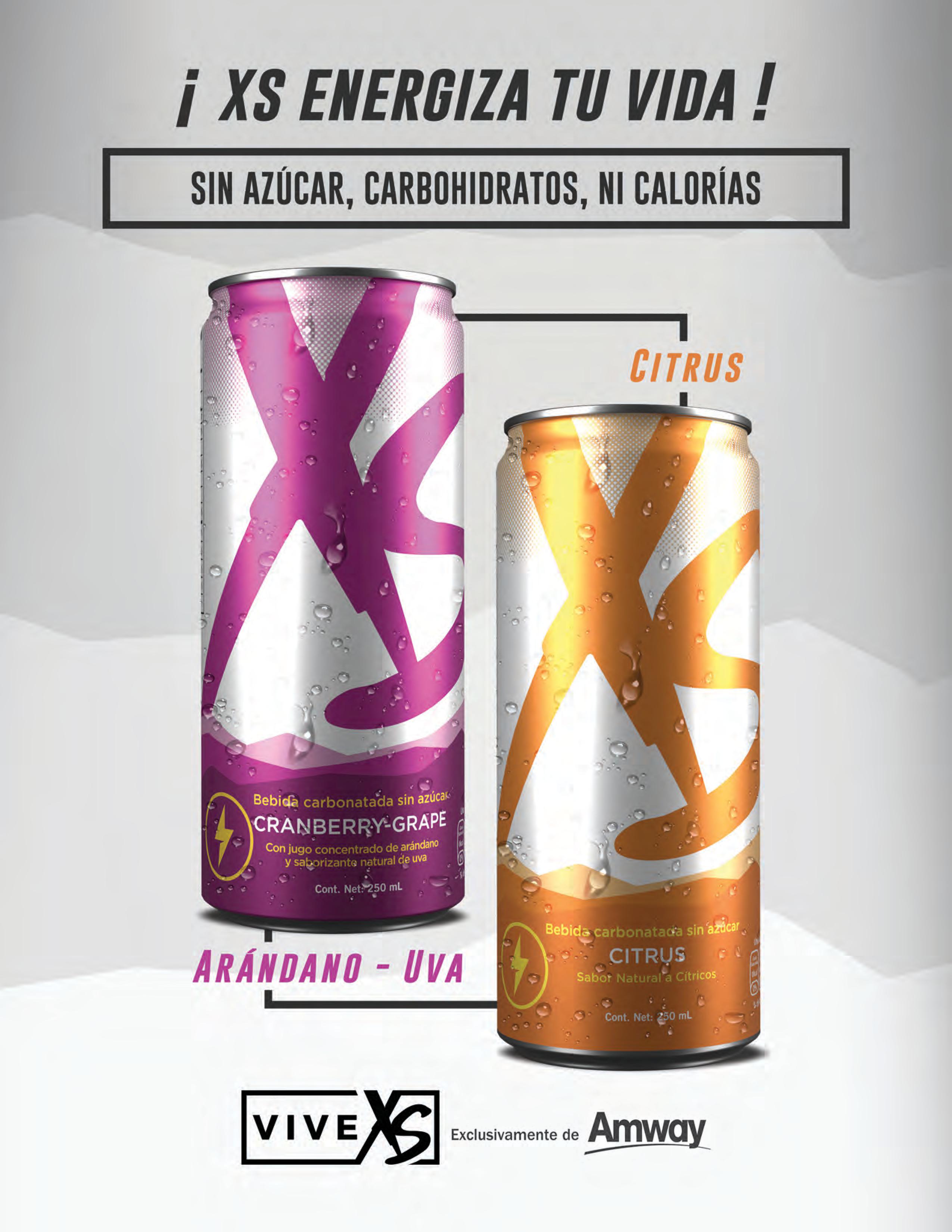 Bebidas Energizantes XS Nutrilite
